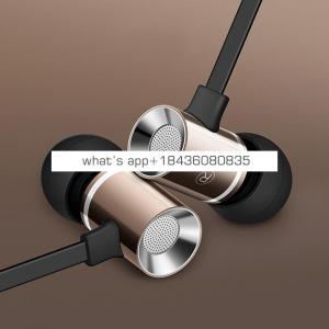 High Quality Insurance In-Ear Micro Wire Metal Earphone Headset Super Bass Earbuds for Iphone7/7plus