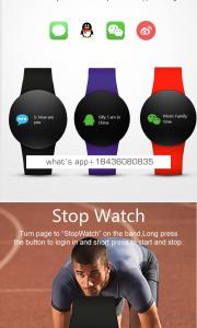 New model happy sport ip68 waterproof  smart watch with smartwatch smart bracelet
