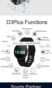 OEM Colorful screen IP68 waterproof  watch smartwatch  blood pressure monitor heart rate fitness wristband