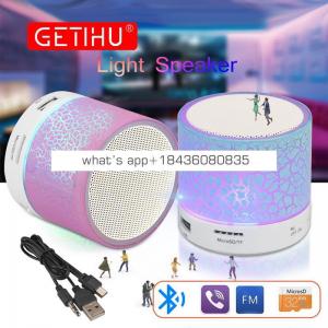 Portable Mini Speakers Wireless Hands Free LED Speaker With TF USB FM Sound Music
