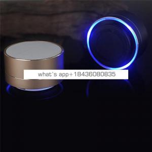 Private label Portable Mini Subwoofer Metal led a10 wireless Speaker