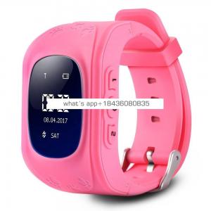 Q50 Kid Smart Watch, Touch Screen SOS Anti-Lost Alarm GPS Tracker, Wrist Phone Watch for Kids Children Boys Girls
