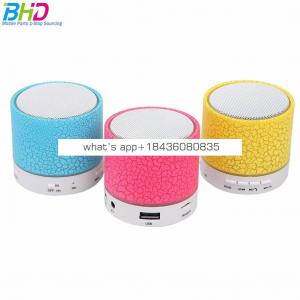 Speaker Portable Bluetooth Wireless Speakers Smart Touch LED  Lamp With TF Card Radio Fm 2019 speaker