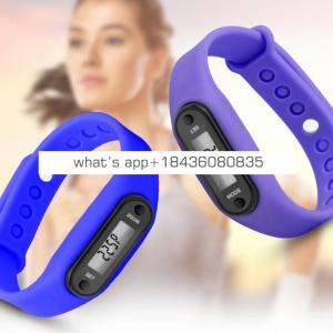 Super Hot Selling Pedometer gift count step calorie fitness tracker with silicone band