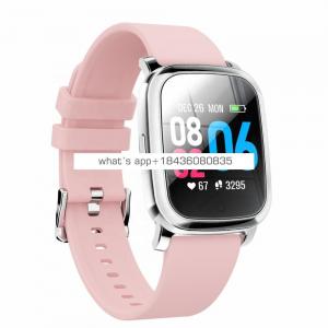 Wholesale cheap health blood pressure heart rate monitor square smart bracelet watch fitness tracker with large screen