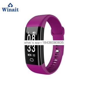 Winait 2017 new F09HR smart bracelet with 0.96 OLED display,70mAhLi Battery,Anti-lost, Camera remote control